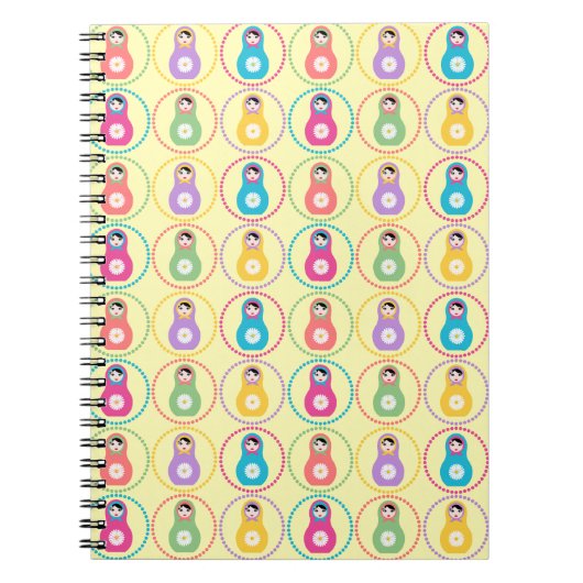 Carnet Daisyflower Matryoshka (Devant)