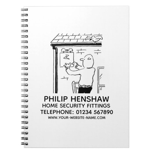 Carnet d'alarme et d'installation de sécurité à do (Devant)