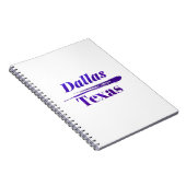 Carnet Dallas Texas (Côté Droit)