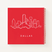 Carnet Dallas Texas Skyline (Dos)
