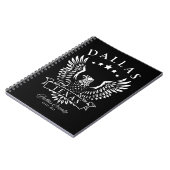 Carnet Dallas Texas Vintage Eagle (Côté gauche)