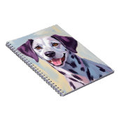 Carnet Dalmatian Dog Watercolor Painting (Côté Droit)
