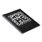 Carnet Dalmatie noir et blanc avec moi sauvage (Côté Droit)