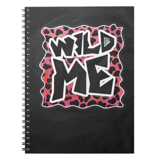 Carnet Dalmatie Noir et Rouge avec moi sauvage (Devant)