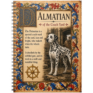 Carnet Dalmatien, Art de Bestiaire Médiéval