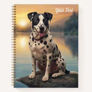 Carnet Dalmatien au bord d'un lac
