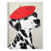 Carnet Dalmatien Avec Beret Rouge (Devant)