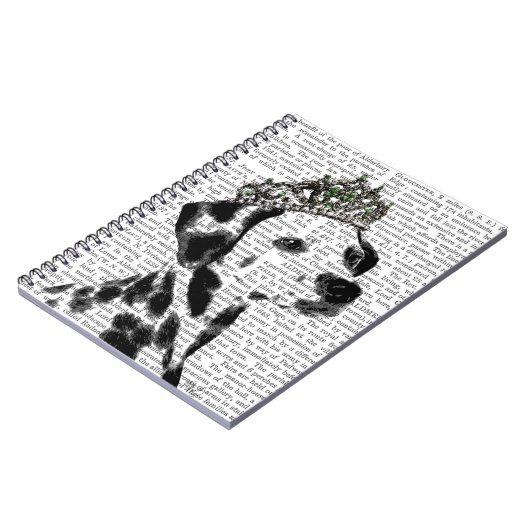 Carnet Dalmatien avec Tiara 2 (Côté gauche)