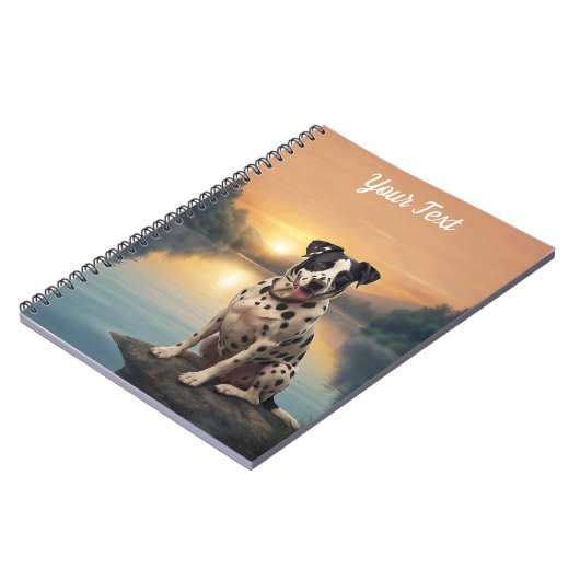 Carnet Dalmatien par lac (Côté gauche)