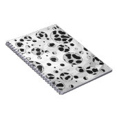 Carnet Dalmatien Points Noirs et Blancs (Côté Droit)