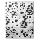 Carnet Dalmatien Points Noirs et Blancs (Devant)