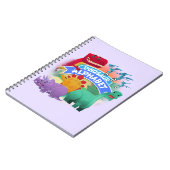 Carnet d'alphabet de dinosaure (Côté gauche)