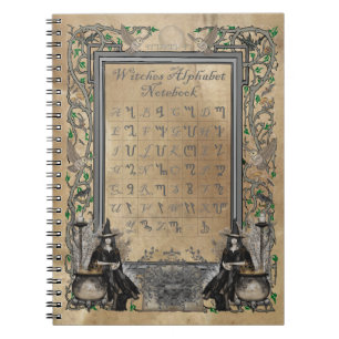 Carnet d'alphabet de sorcières