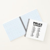 Carnet d'Alphabet Phonétique de la Police (Intérieur)