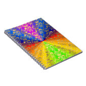 Carnet Damas arc-en-ciel d'or (Côté Droit)