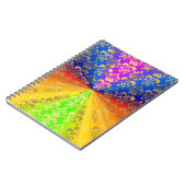 Carnet Damas arc-en-ciel d'or (Côté gauche)