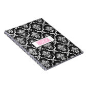 Carnet Damas Blanches Avec Monogramme (Côté Droit)