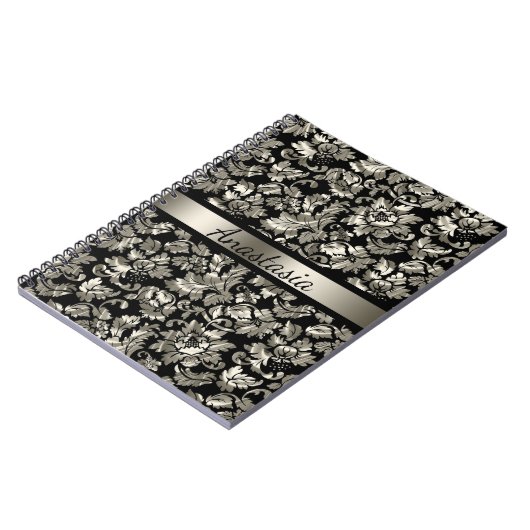 Carnet Damas d'argent tari (Côté gauche)