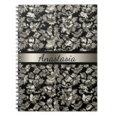 Carnet Damas d'argent tari (Devant)