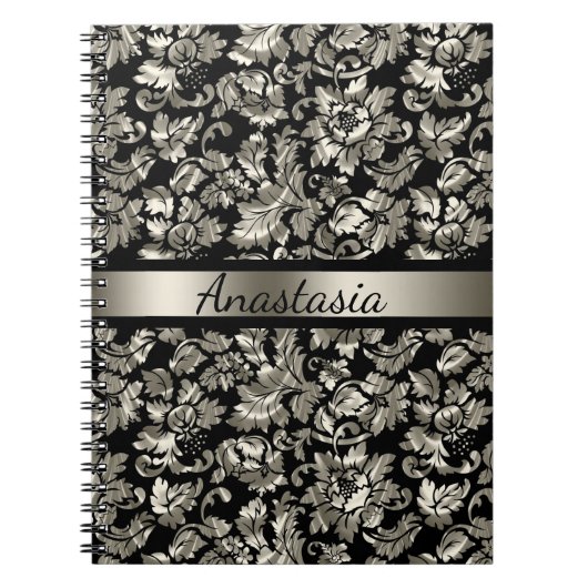 Carnet Damas d'argent tari (Devant)