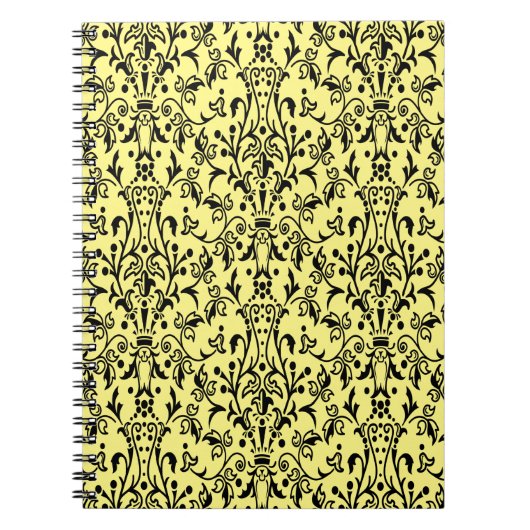 Carnet Damas noir et jaune (Devant)