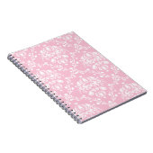 Carnet Damas rose et blanc (Côté Droit)