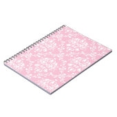 Carnet Damas rose et blanc (Côté gauche)