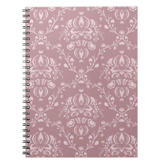 Carnet Damas violet et blanc (Devant)