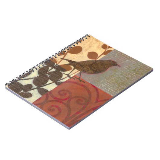 Carnet Damask Sparrow (Côté gauche)