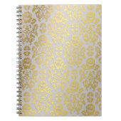 Carnet Damassé de feuille d'or (Devant)