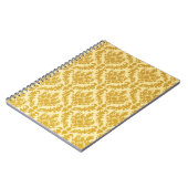 Carnet Damassé d'or (Côté gauche)