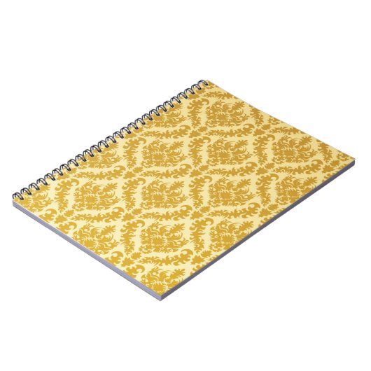 Carnet Damassé d'or (Côté gauche)