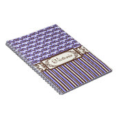 Carnet Damassé élégante occidentale sauvage victorienne (Côté Droit)