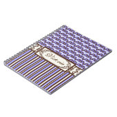 Carnet Damassé élégante occidentale sauvage victorienne (Côté gauche)