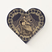 Carnet Dame avec guitare (Dos)