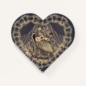 Carnet Dame avec guitare (Devant)