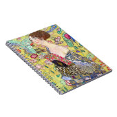 Carnet Dame avec ventilateur par Gustav Klimt, Japonisme  (Côté Droit)