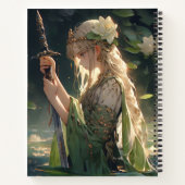 Carnet Dame d'Anime du lac (Dos)