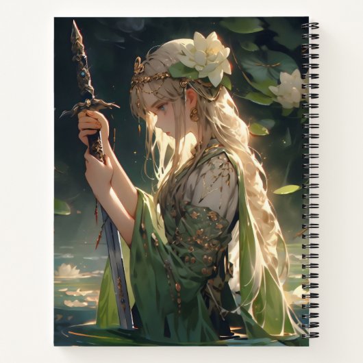 Carnet Dame d'Anime du lac (Dos)