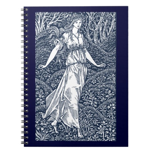 Carnet dame dans les bois (Devant)