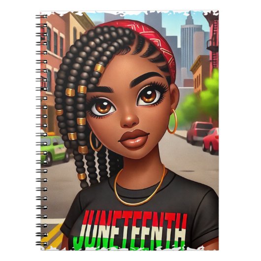 Carnet Dame de Black Pride (Devant)