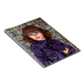 Carnet Dame en violet (Côté Droit)