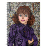Carnet Dame en violet (Devant)