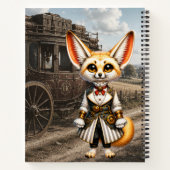 Carnet Dame Fennec Steampunk & Stagecoach (Dos)