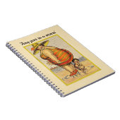 Carnet Dame grosse rigolote sur la plage (Côté Droit)