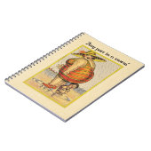 Carnet Dame grosse rigolote sur la plage (Côté gauche)