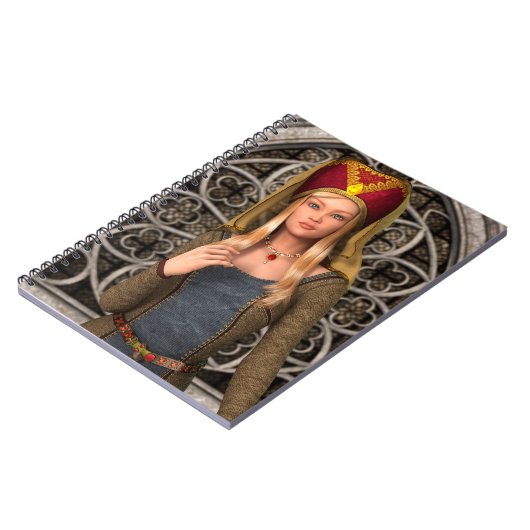 Carnet Dame médiévale (Côté gauche)