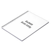 Carnet Dame Patronne Badass (Côté gauche)