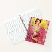 Carnet dame rose (Intérieur)