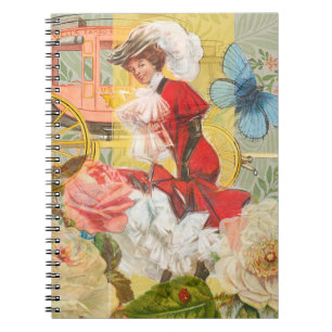 Carnet Dame victorienne femme élégante riche illustration